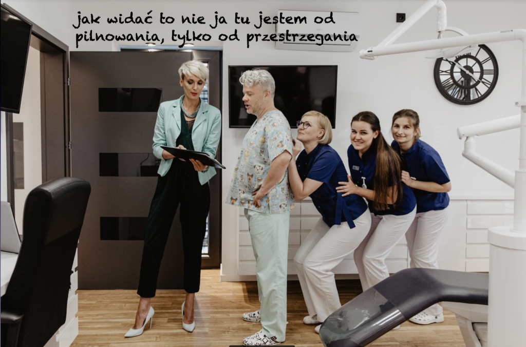 jak widać to nie ja tu jestem od pilnowania, tylko od przestrzegania